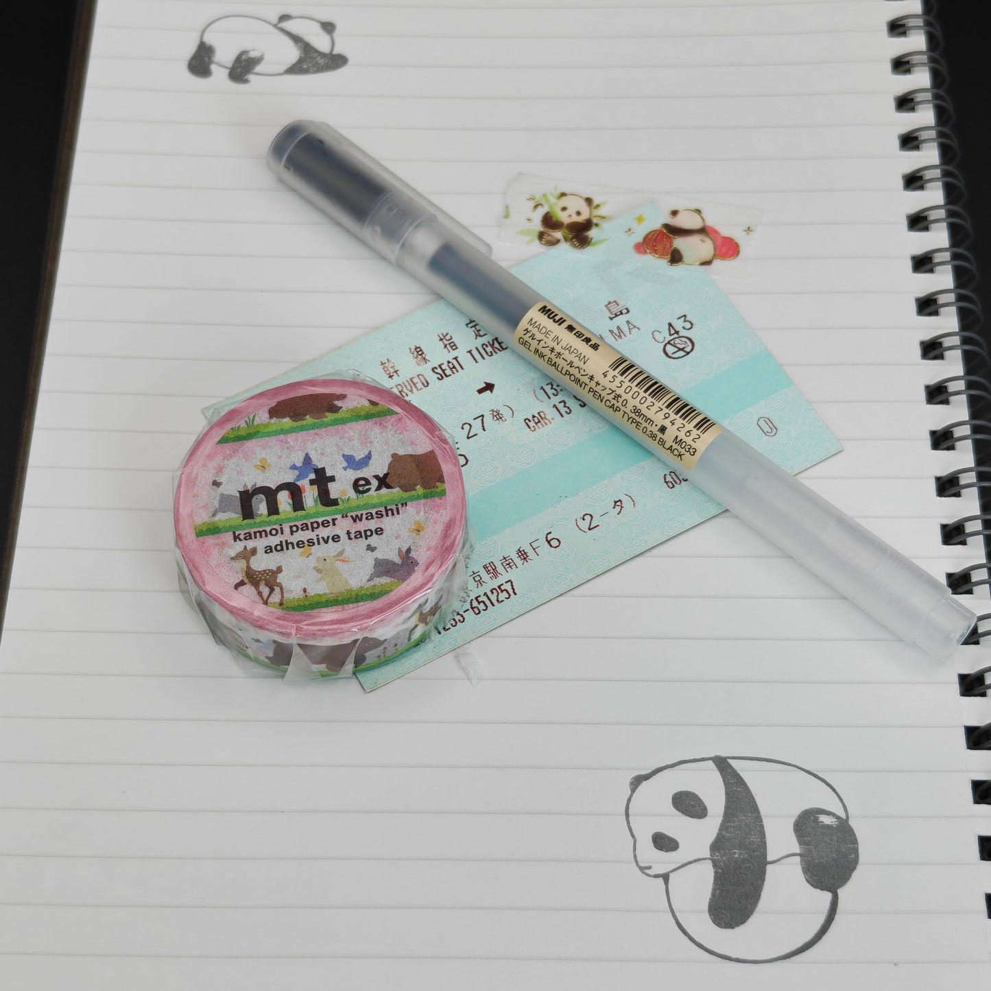 Washi Tape Japonais MT ex - Murmures de la Forêt