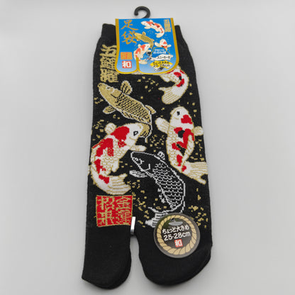 Chaussettes Tabi Japonaises courtes (Socquettes) - Carpes Koï