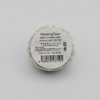 Washi Tape Japonais BGM - Ippai Panda