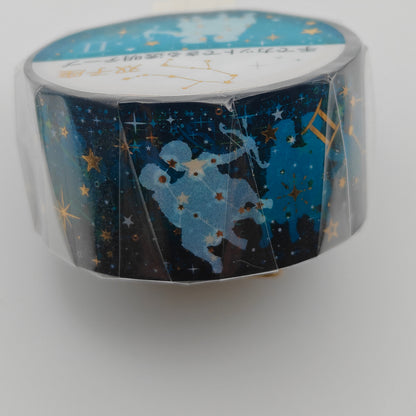 Ruban Transparent PET Clothes-Pin - Constellation du Gémeaux