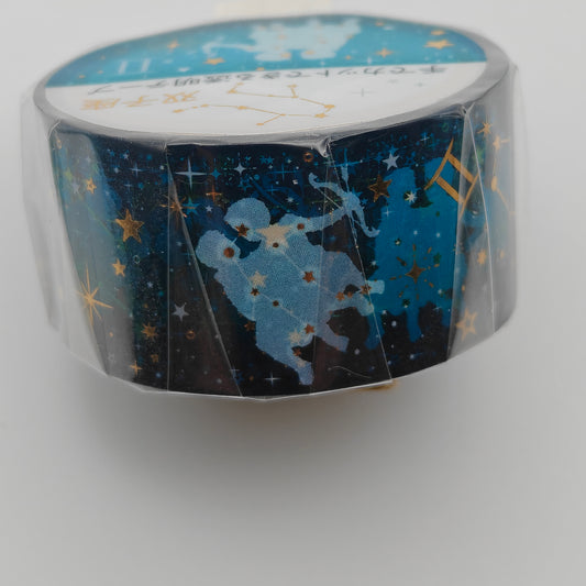 Ruban Transparent PET Clothes-Pin - Constellation du Gémeaux