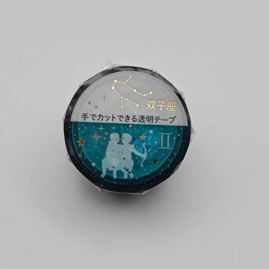 Ruban Transparent PET Clothes-Pin - Constellation du Gémeaux