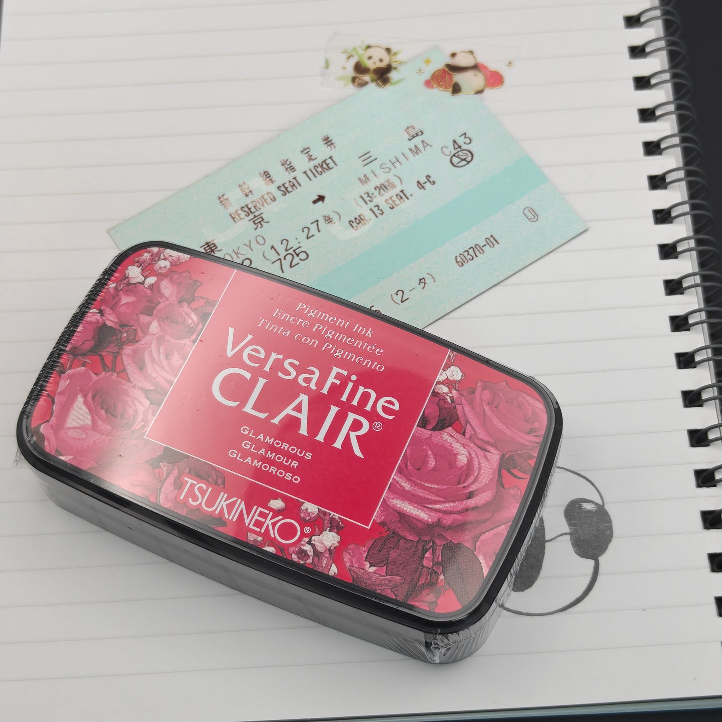 Encreur Japonais VersaFine Clair - Rouge (Glamour)