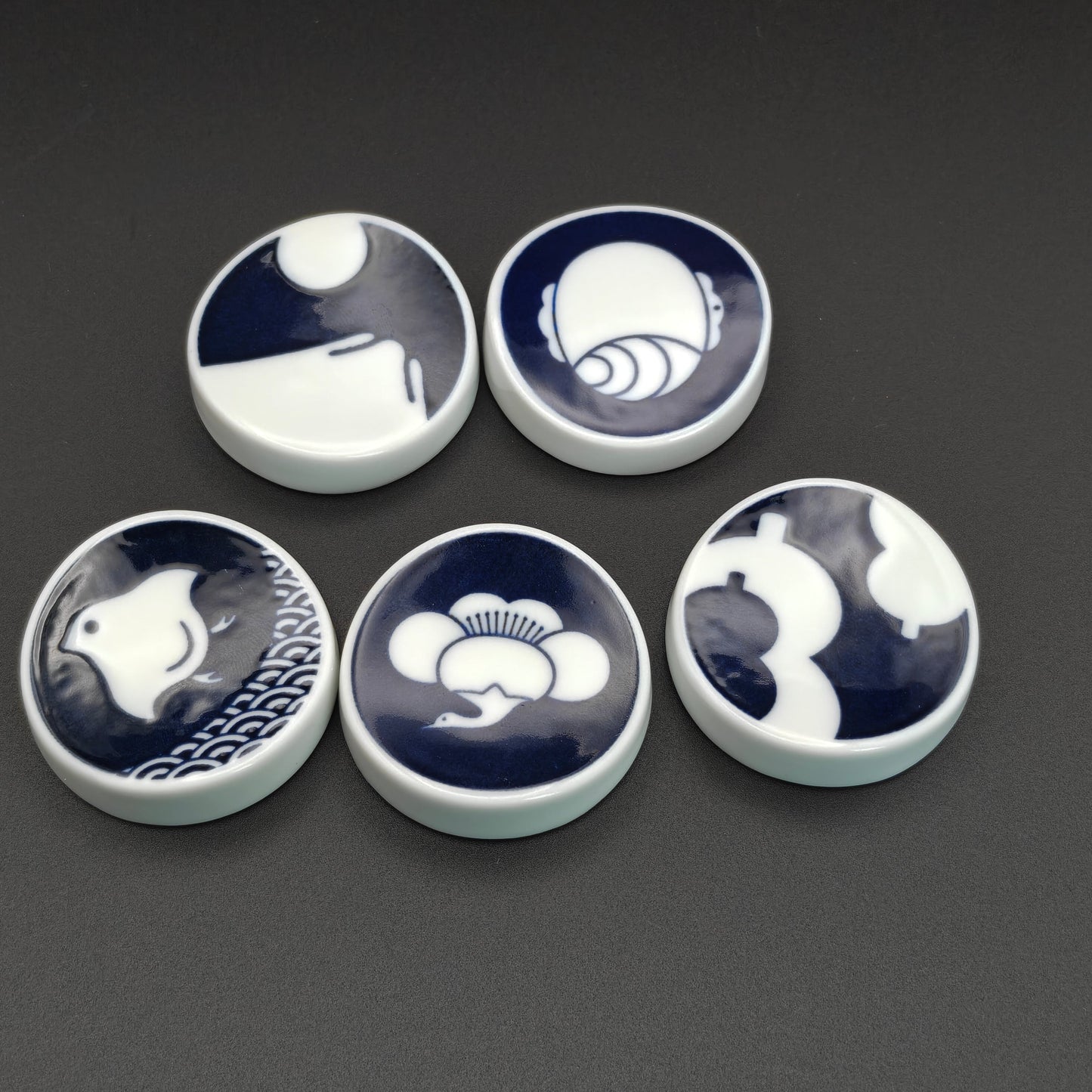 Repose-Baguettes Japonais en Porcelaine d'Arita - Collection Kihara