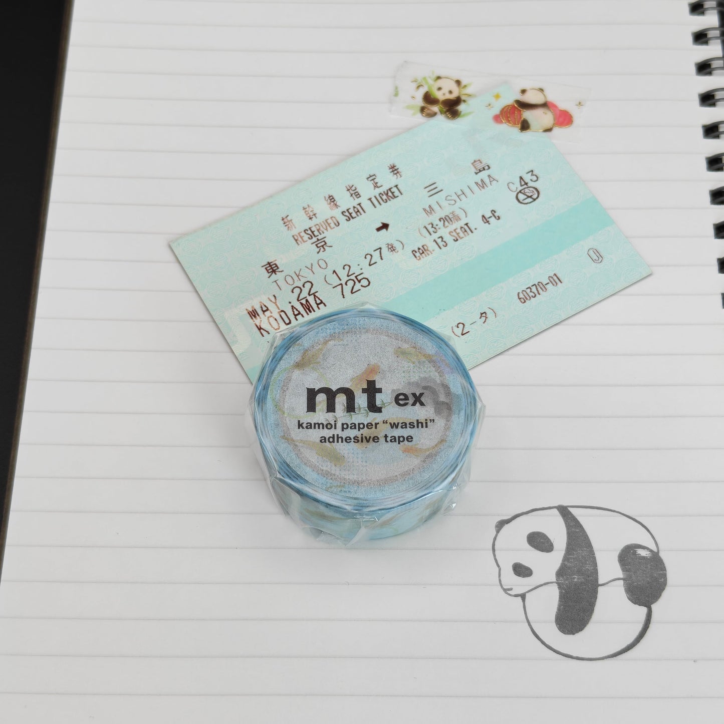 Washi Tape Japonais MT ex - Ballet Aquatique
