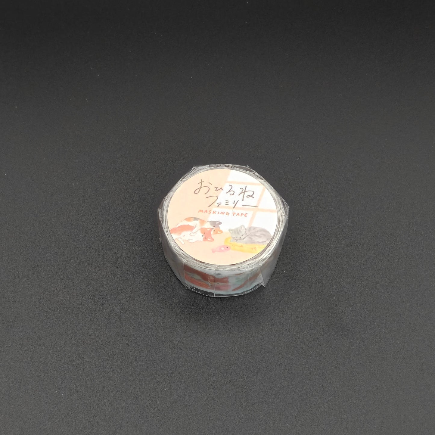 Washi Tape Japonais Mind Wave - La Sieste des chats (Ohirune Family)